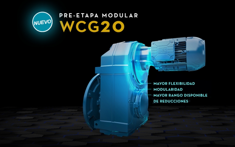 WEG-CESTARI lanza Pre-Etapa para la línea de motorreductores WCG20